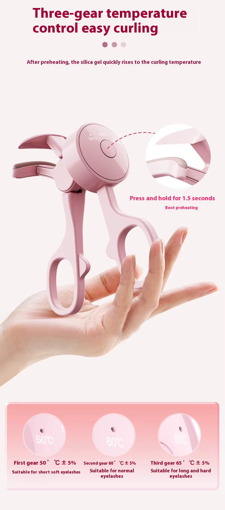 Electric eyelash curler