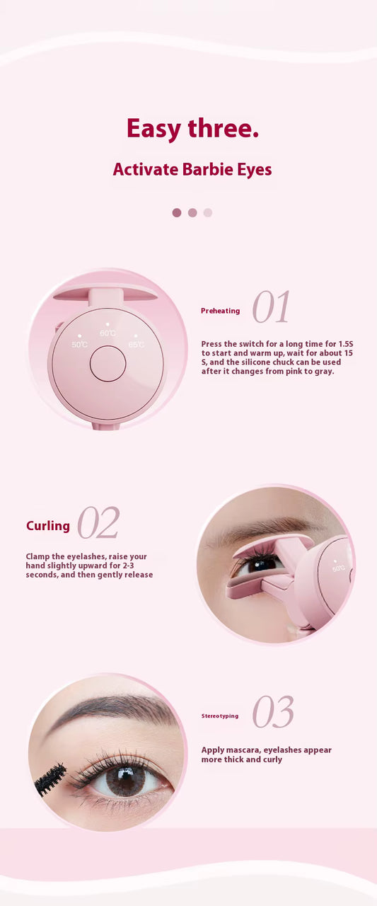 Electric eyelash curler